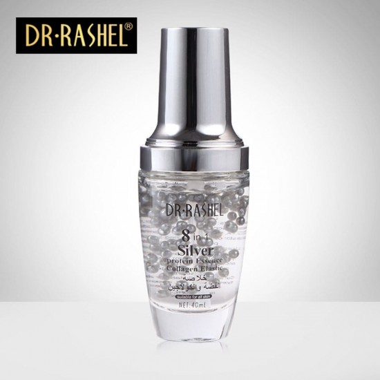 Dr.Rashel 40ml Silver Protein Collagen whitening Essence Elastin Face Serum DRL-1049